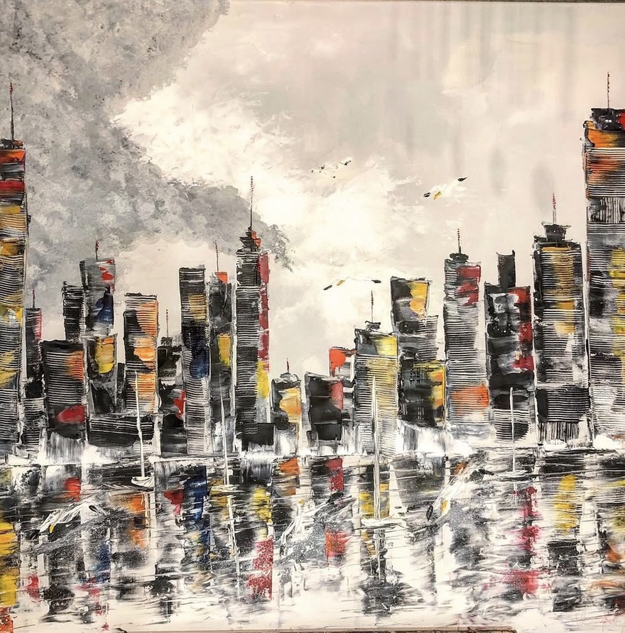 Œuvre de parcours pictural