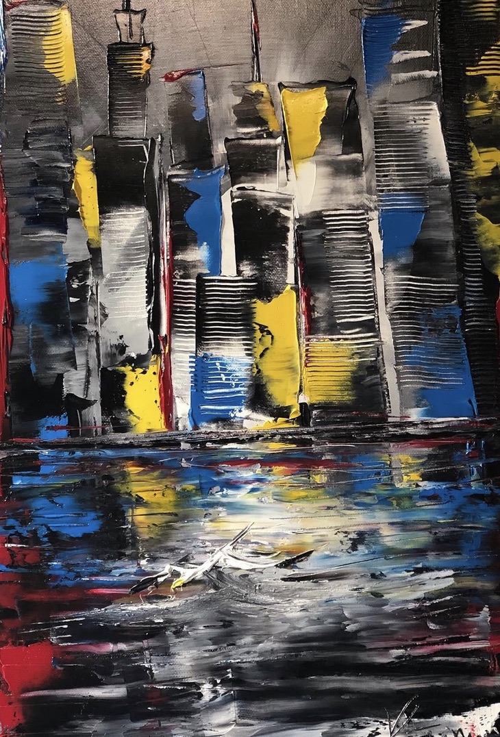 Œuvre de parcours pictural
