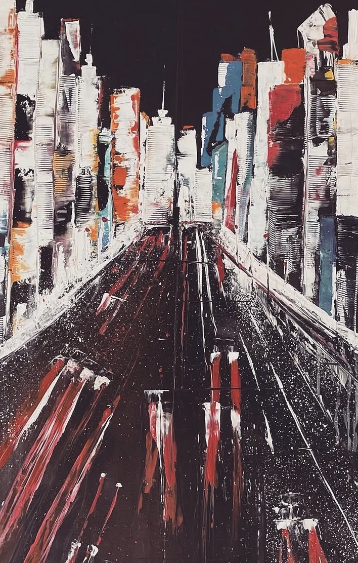 Œuvre de parcours pictural
