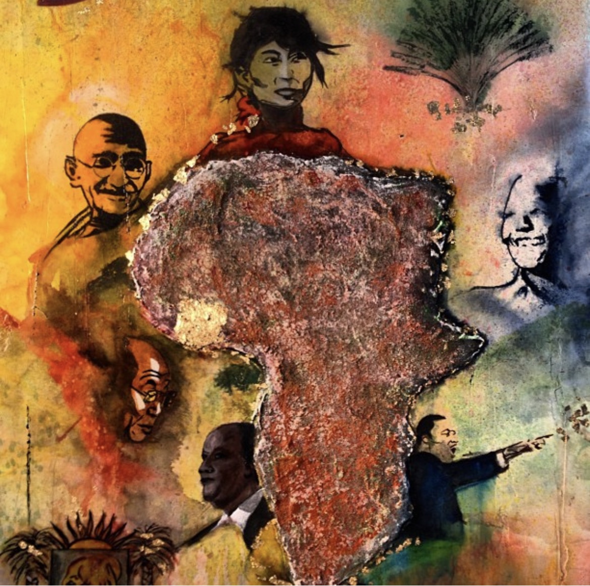 Œuvre de parcours pictural