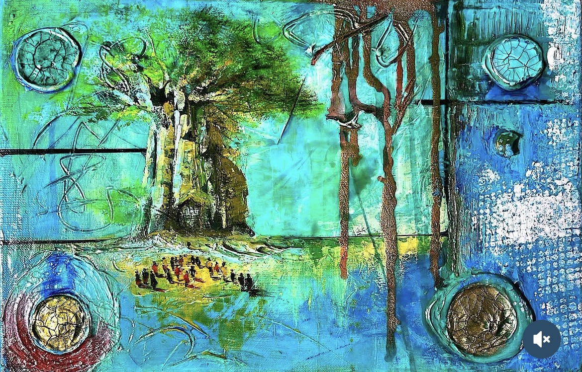 Œuvre de parcours pictural